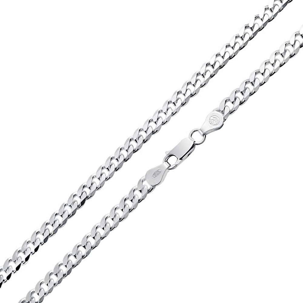 Connell’s sterling silver solid curb 3mm chain, men’s jewellery Ireland - Eva Victoria